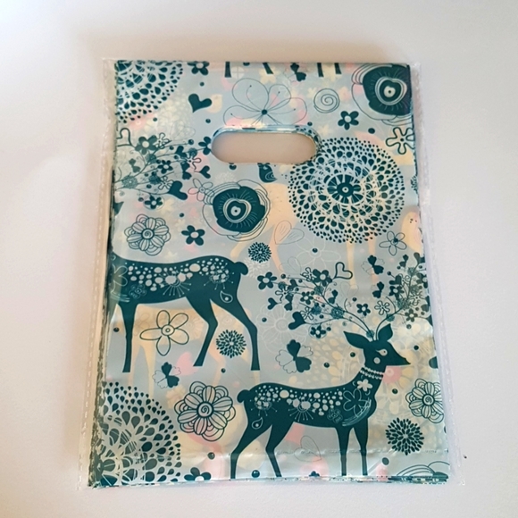 🎅🏼CLEARANCE 25 pcs Bambi Bags Reindeer Roe Deer Thank You Bags Favor Bags 6" - Picture 8 of 8